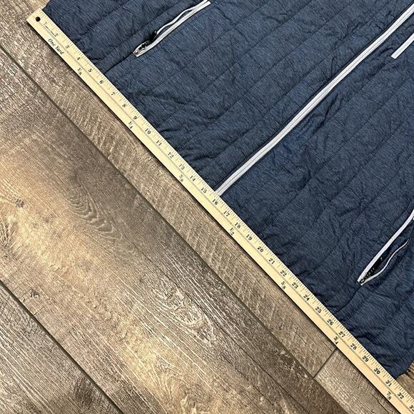 Seahawks Cutter & Buck Men's Rainier PrimaLoft Vest Logo Blue Gray Size 4XB - Picture 4 of 10